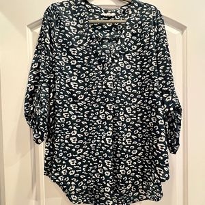 Lush Cheetah Print Blouse (L)